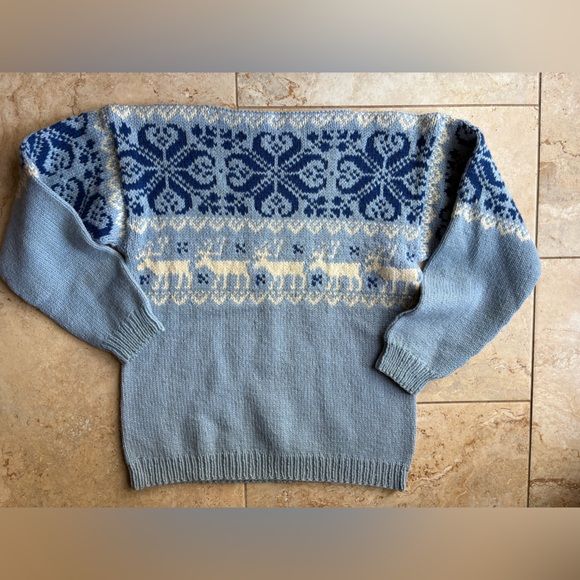 Vintage Fair Isle Sweater Size (M)? - Picture 3 of 5